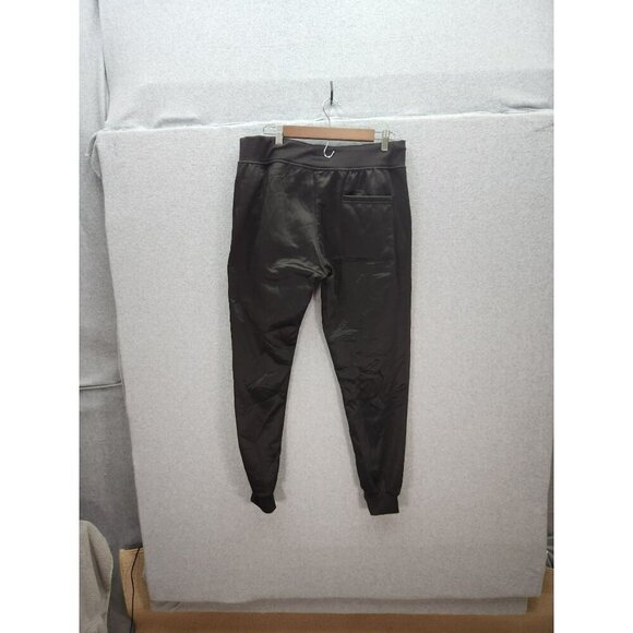 Aeropostale Mens Black Joggers With Drawstring Waist & Cuffed Ankles L - Picture 3 of 3